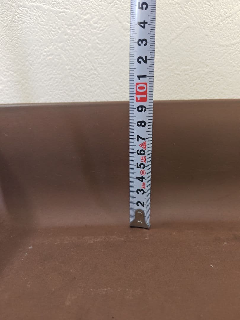 陶器製長方形盆栽鉢 大型　落款あり 約45.5cm ×32.5cm×11.5cm