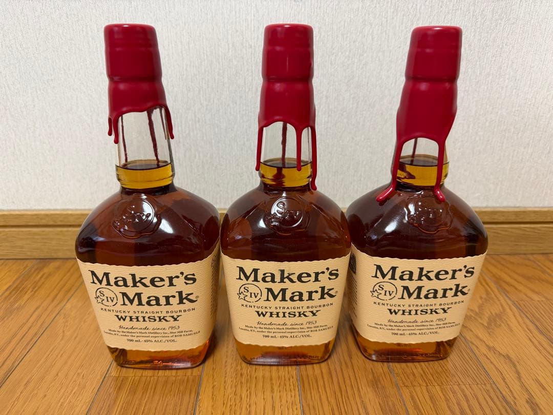 メーカーズマーク3本セット　箱なし
