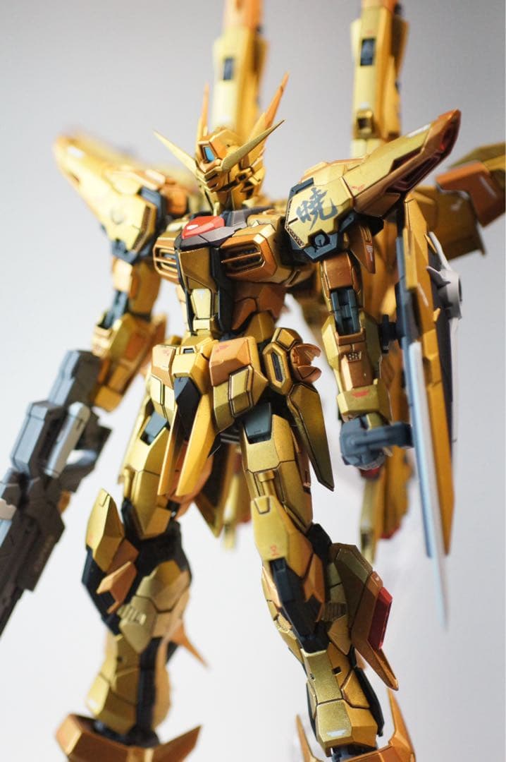 RG アカツキガンダム　大鷲&不知火装備　完成品