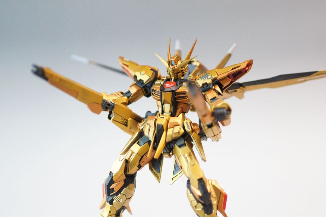 RG アカツキガンダム　大鷲&不知火装備　完成品