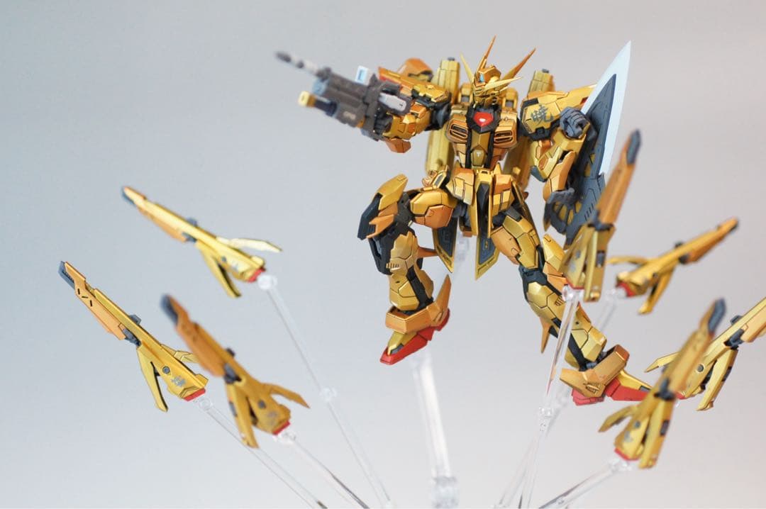 RG アカツキガンダム　大鷲&不知火装備　完成品