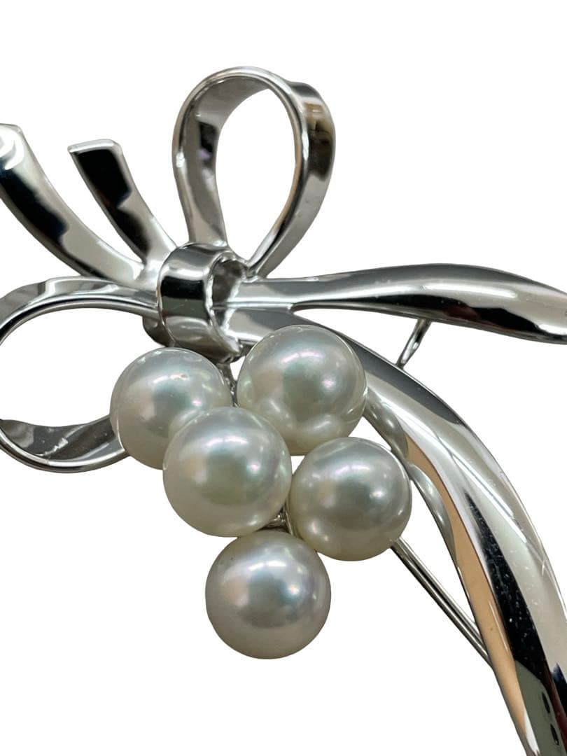 ⭕️【美品】MIKIMOTO ミキモト　ブローチ　真珠　愛子さま