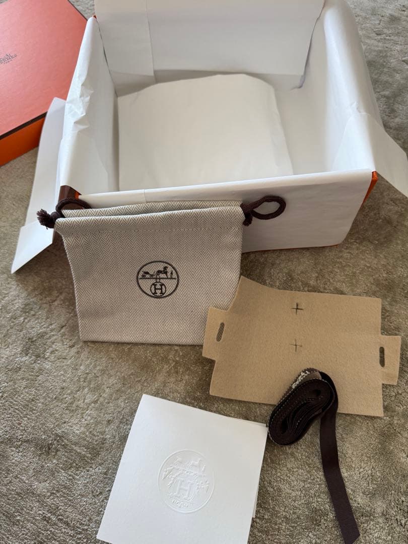 【ミニケリー】HERMES エルメス 空箱　付属品あり