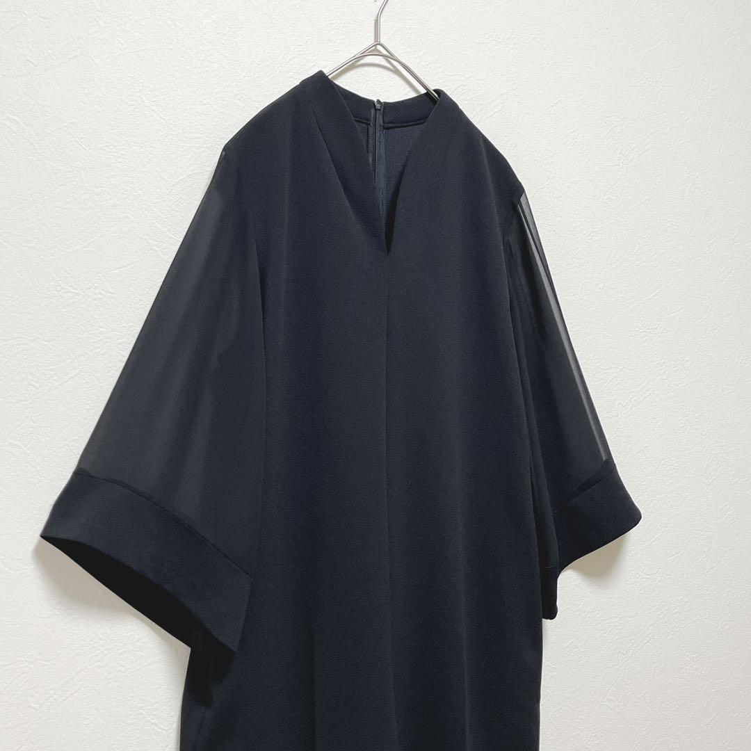 【resilレジル】シアースリーブジャンプスーツ/試着のみ美品/パンツドレス