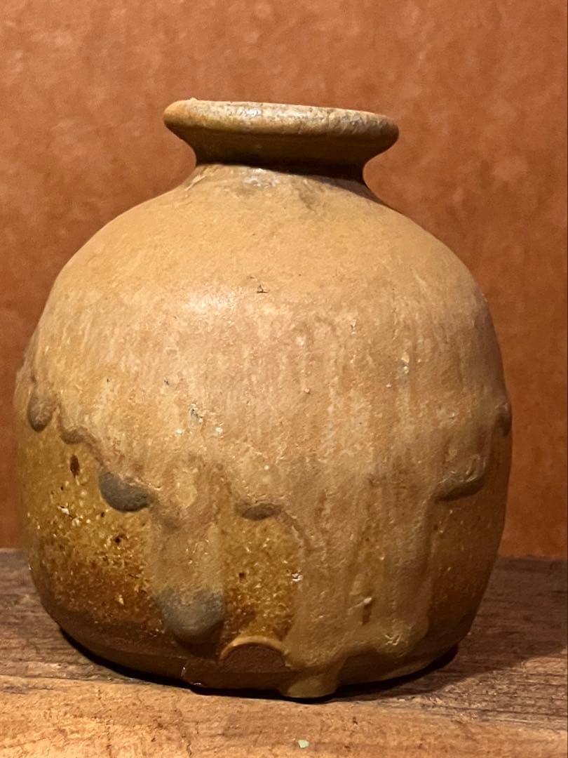 花入　作家一点もの　備前　越前