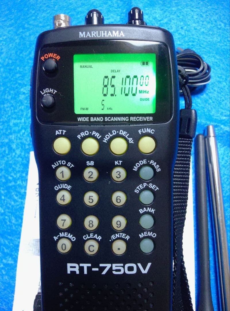整備済 マルチ ワイドバンドレシーバー MARUHAMA RT-750 音声案内