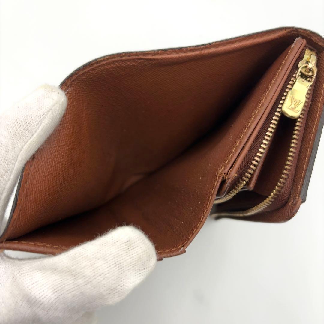 ルイヴィトン モノグラム ポルトモネ・ビエ トレゾール 二つ折り財布　コンパクト