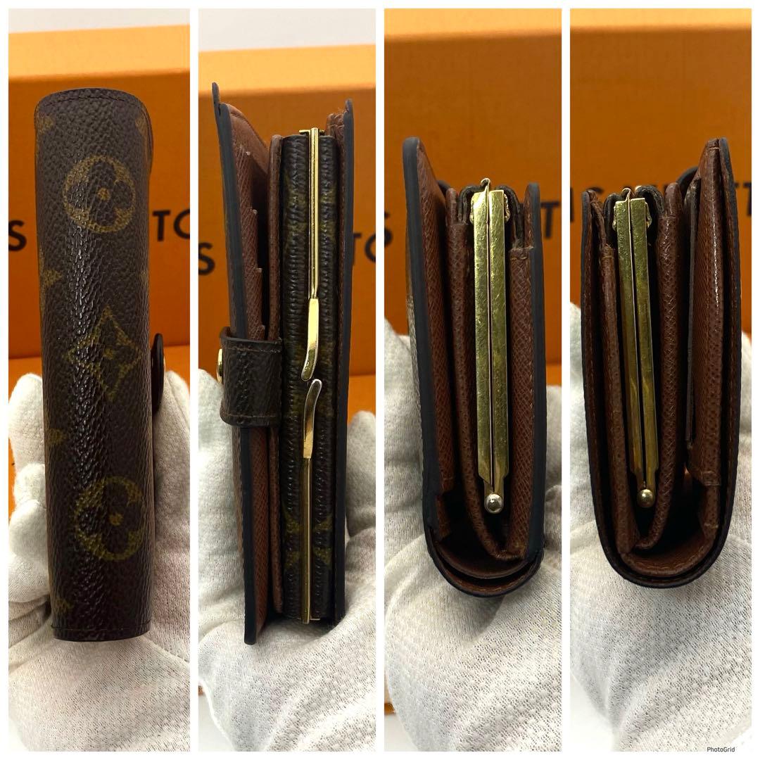 ルイヴィトン モノグラム ヴィエノワ がま口 折り財布