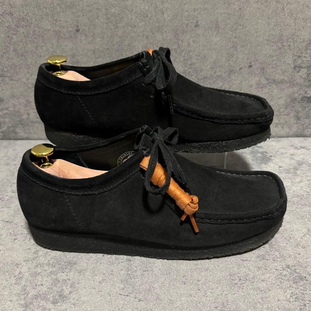 極美品　クラークスオリジナルズ　ワラビー　モカシン　ブラック　スエード　2223