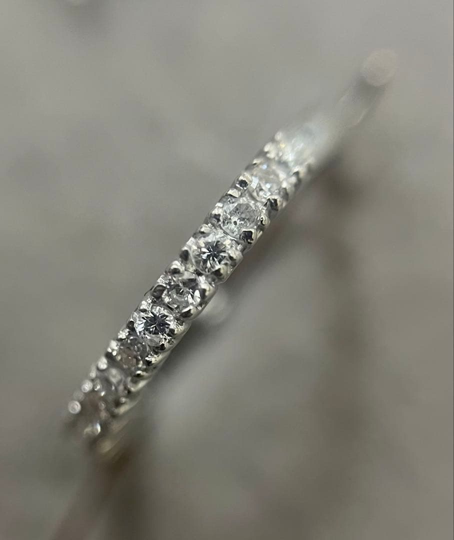 Pt900 フープ ピアス ダイヤモンド 016ct プラチナ