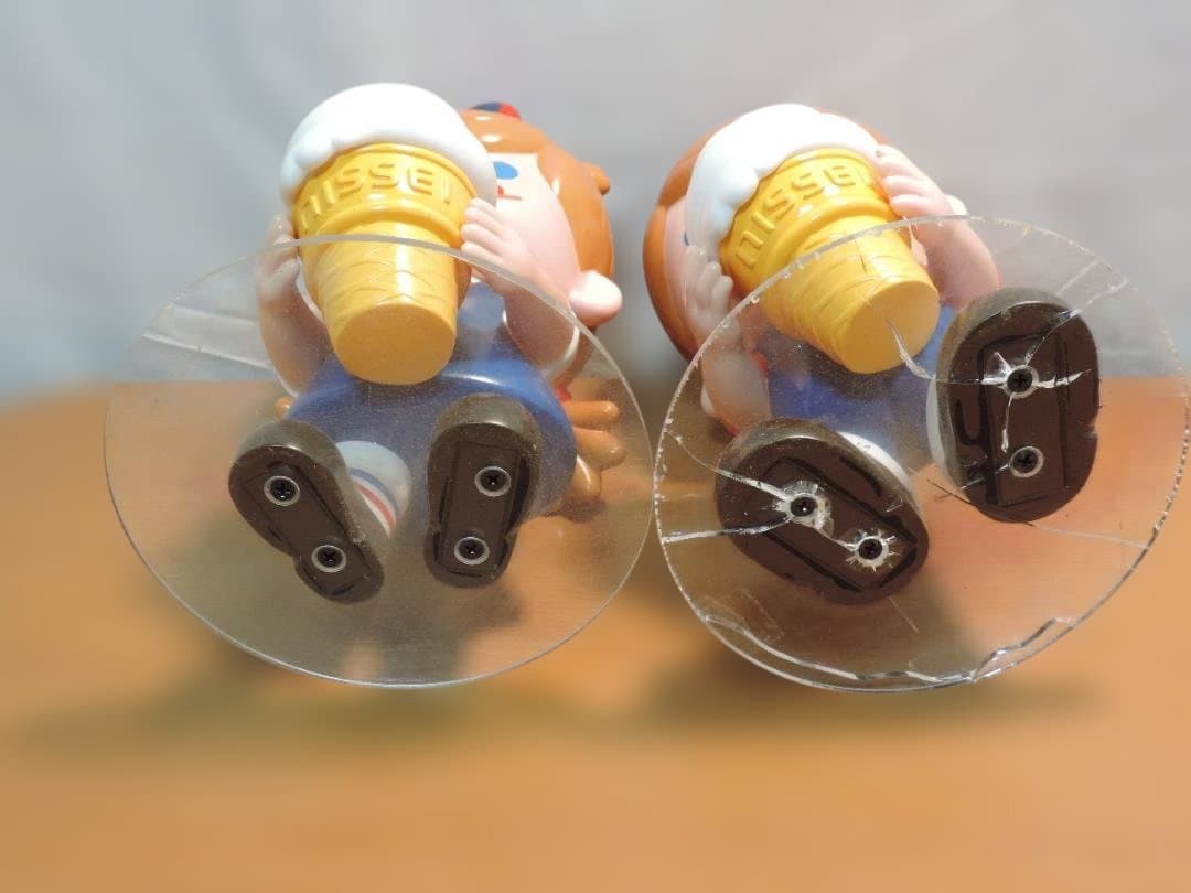 ニッセイ ニックン＆セイチャン 店頭用 ソフビ フィギュア 非売品　377K☆