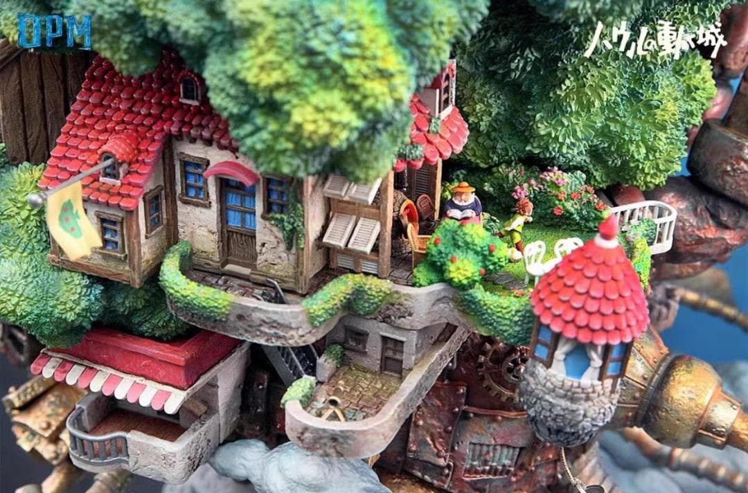 宮崎駿 映画 ハウルの動く城 彫刻フィギュア