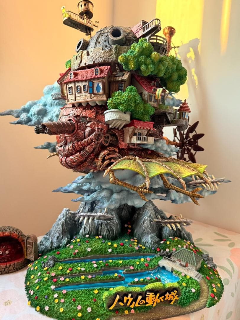 宮崎駿 映画 ハウルの動く城 彫刻フィギュア