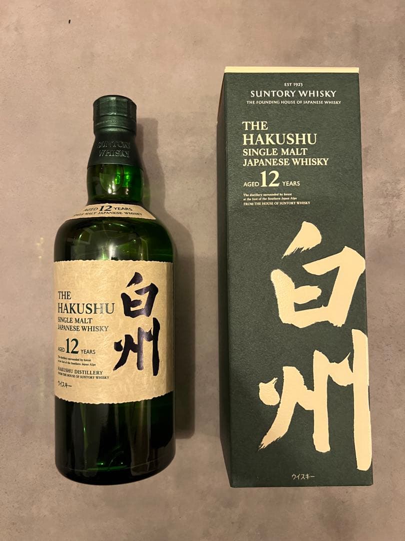 【新品/未開栓】サントリー 白州 12年 シングルモルトウイスキー 700ml瓶