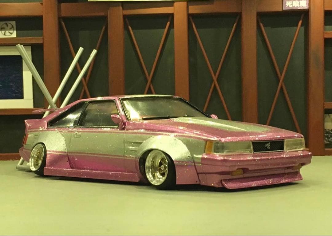 出品終了間近 1/24 セリカXX 完成品 街道レーサー チバラギ ヤングオート