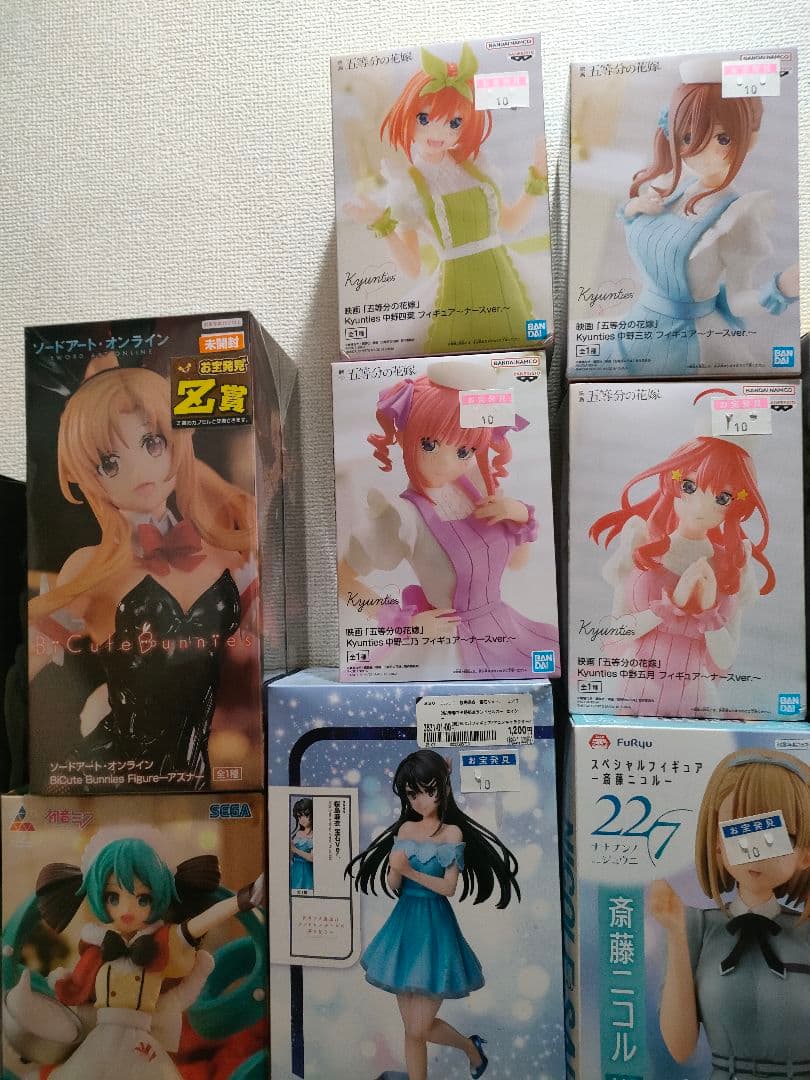 美少女フィギュア　45個　まとめ売り　纏め売り　プライズ　1番くじ