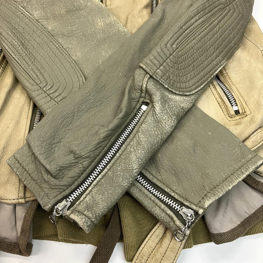 MODIFIED 鹿革ライダース ディアスキン レザージャケット ミハラヤスヒロ