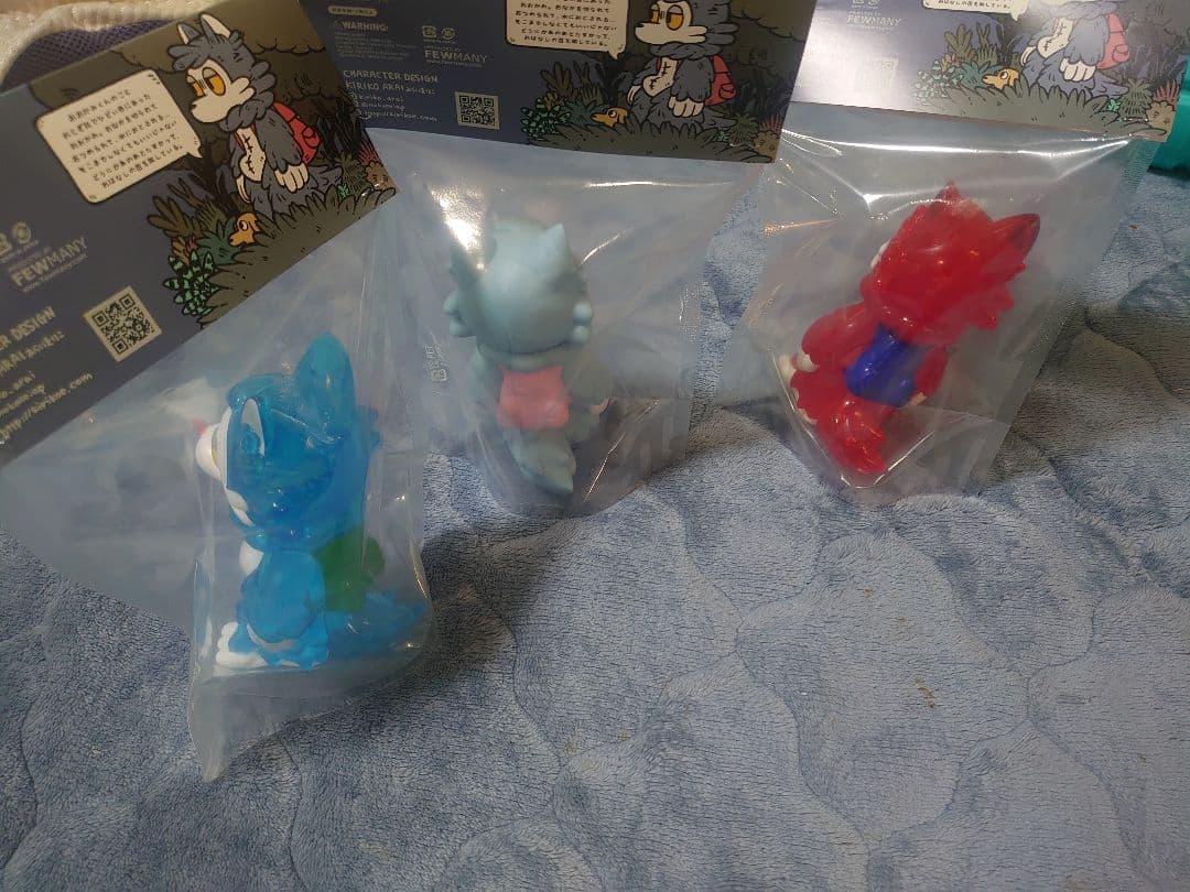 あらいきりこ kiriko_arai おおかみくん 三体セット