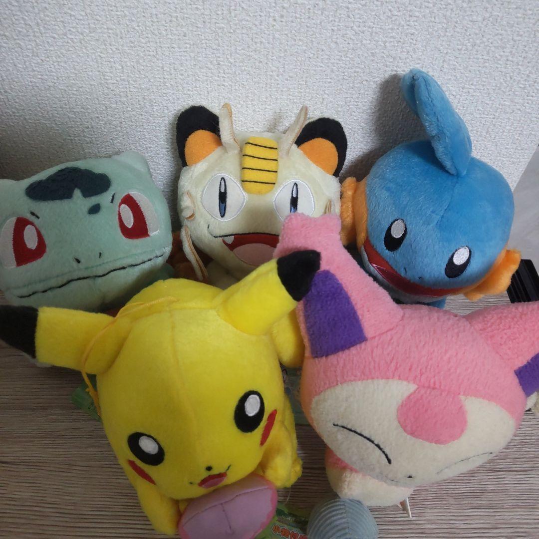 ポケットモンスターアドバンスジェネレーション小物付きぬいぐるみ全５種セット当時物