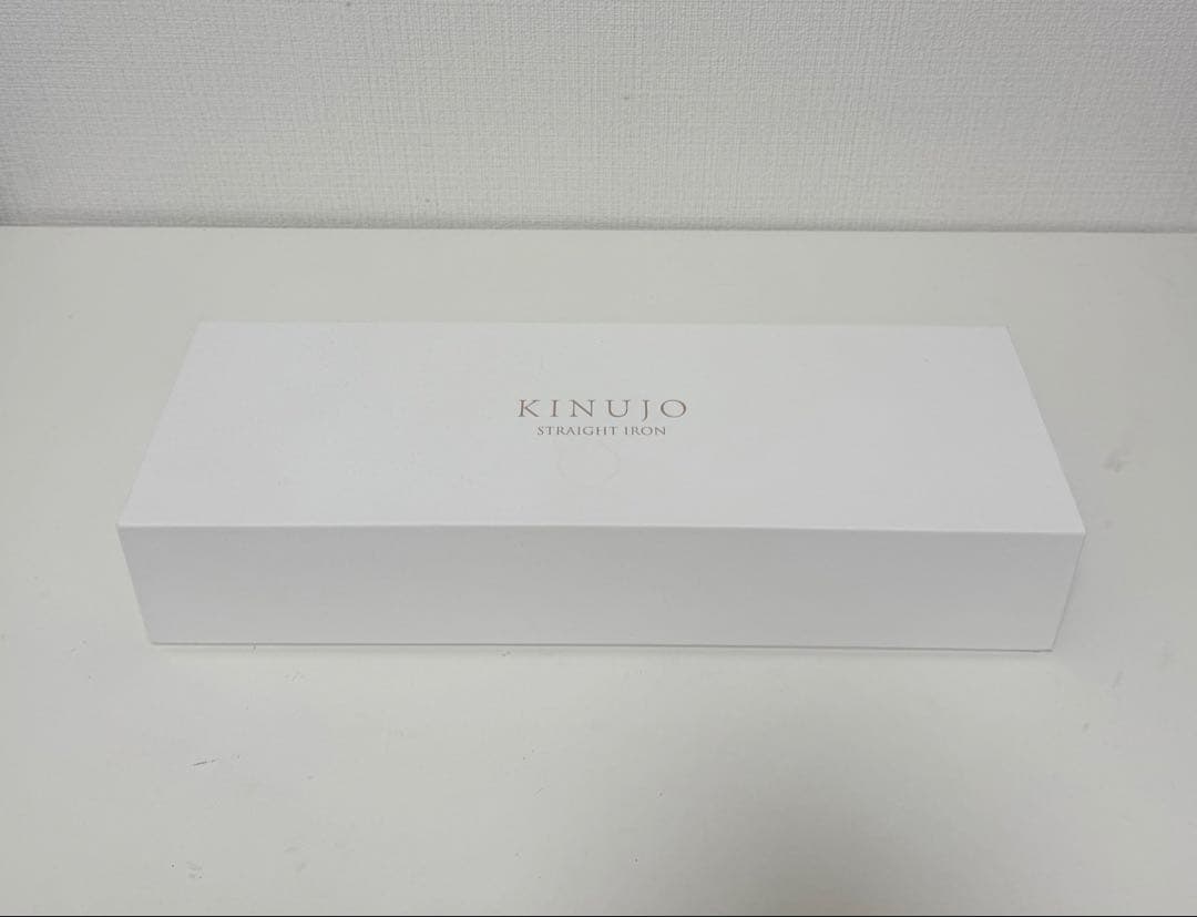 KINUJO ストレートアイロン ホワイト 箱付き
