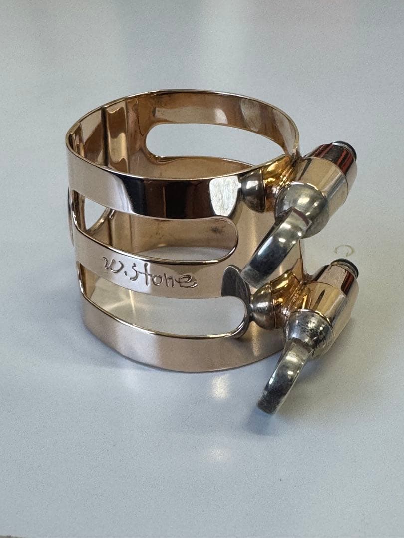 Woodstone アルトサックス用リガチャーSSPGP 総銀