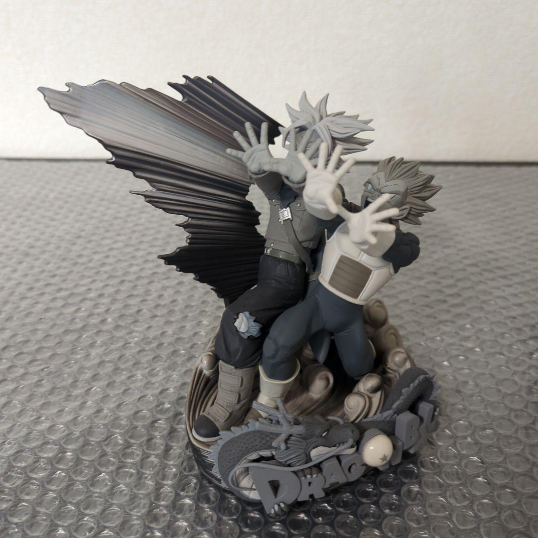 【希少】SMSDⅡ ベジータ トランクス D賞 04 白黒トーン彩色 フィギュア