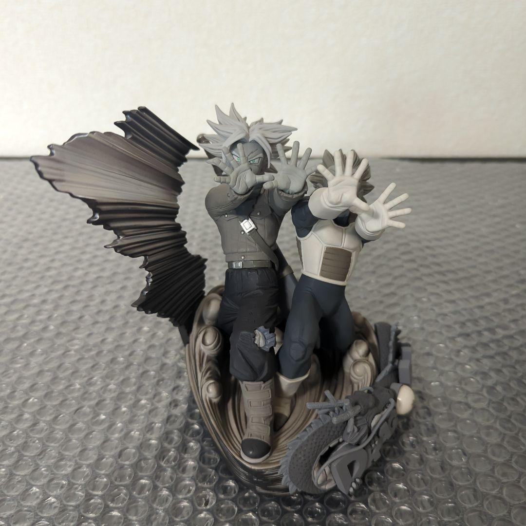 【希少】SMSDⅡ ベジータ トランクス D賞 04 白黒トーン彩色 フィギュア