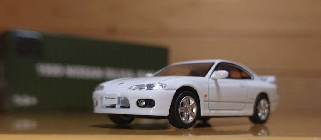 DIECAST MASTERSミニカー1/64日産シルビア S15 ホワイト新品