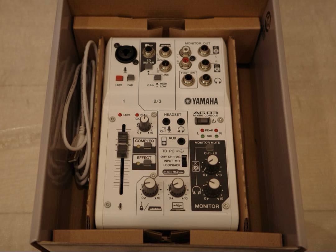 YAMAHA AG03 オーディオインターフェイス　美品