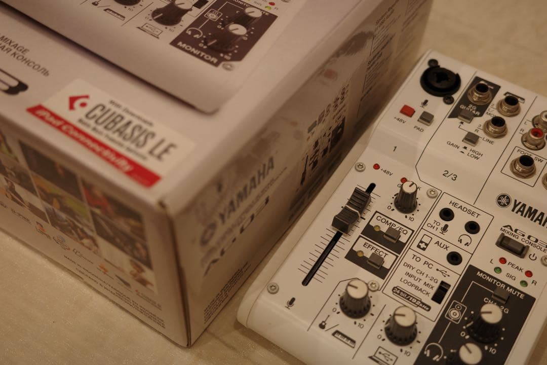 YAMAHA AG03 オーディオインターフェイス　美品