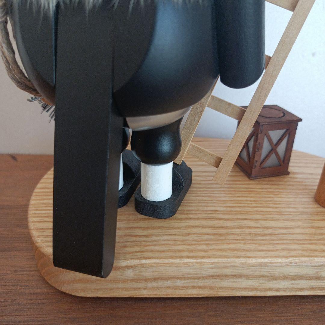 くるみ割り人形〈煙突掃除夫と街灯〉リヒャルトグレーザー ザイフェン ランプ付置物