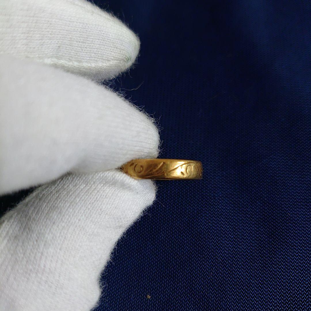 【もみじ】鑑定済K18/750 造幣局マーク　18金指輪/リング