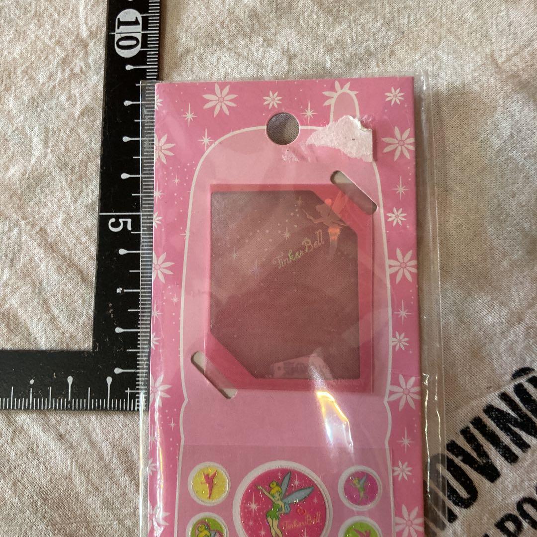 平成レトロ　ガラケーシール　東京ディズニーリゾート　ティンカーベル　新品未使用