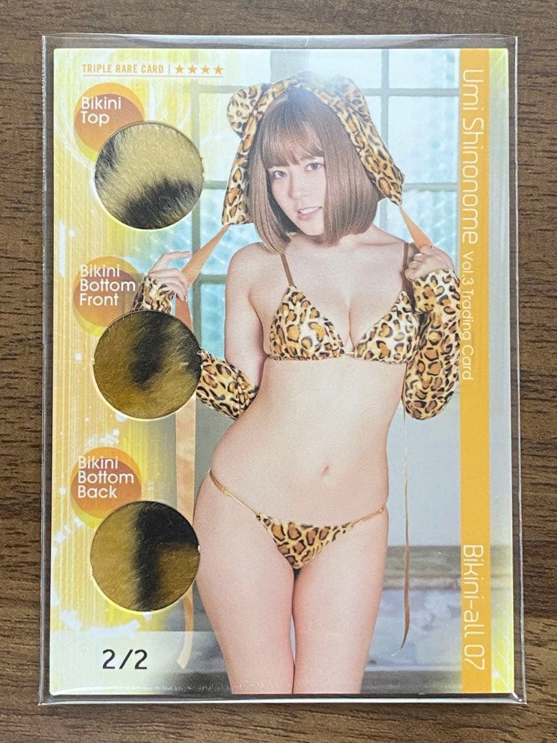 東雲うみ トレーディングカード トレカ Vol.3 ピンスポビキニオールカード7