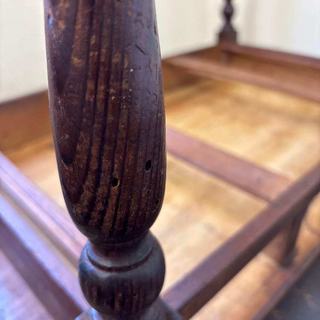 昭和レトロ 文机 ローテーブル 引き出し3杯 古家具 木製 机 ヴィンテージ