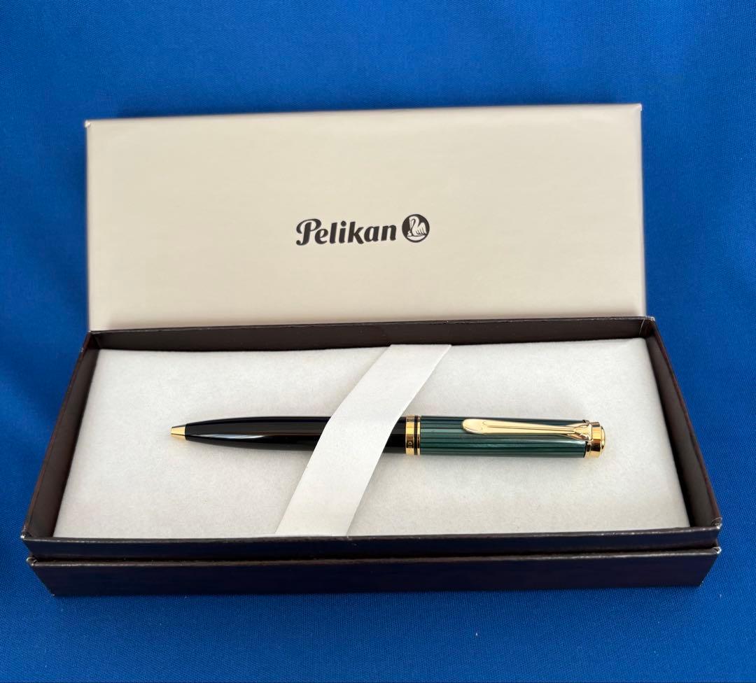 正規輸入品Pelikan ボールペン スーベレン　グリーンストライブ　K600