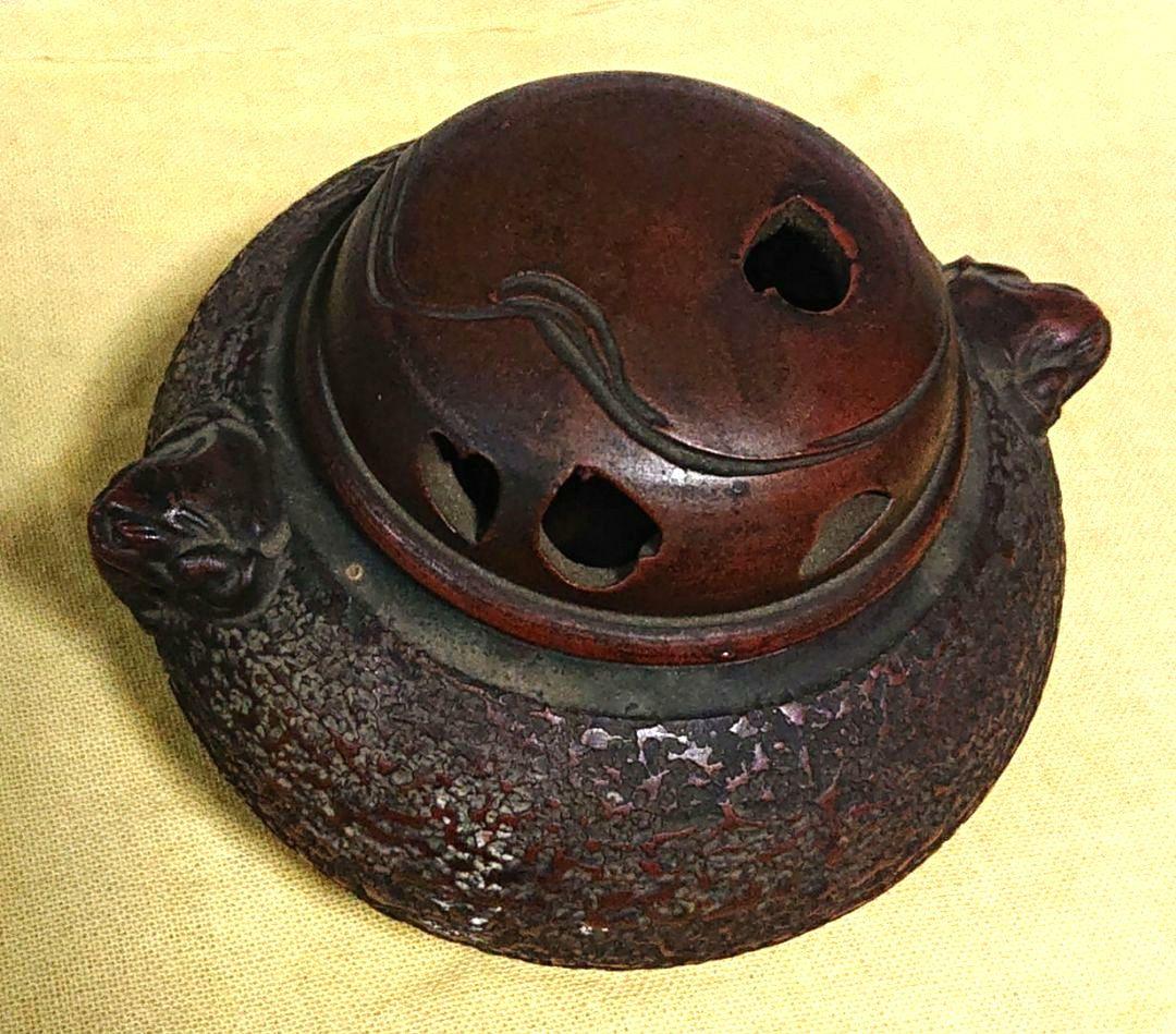 備前焼 香炉 木箱付き