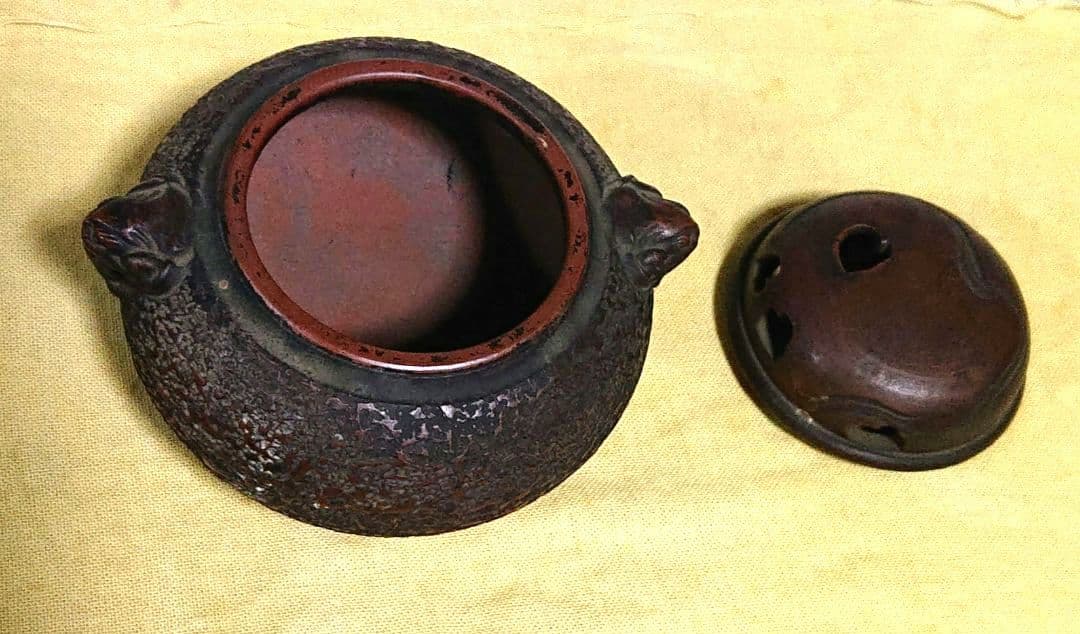 備前焼 香炉 木箱付き