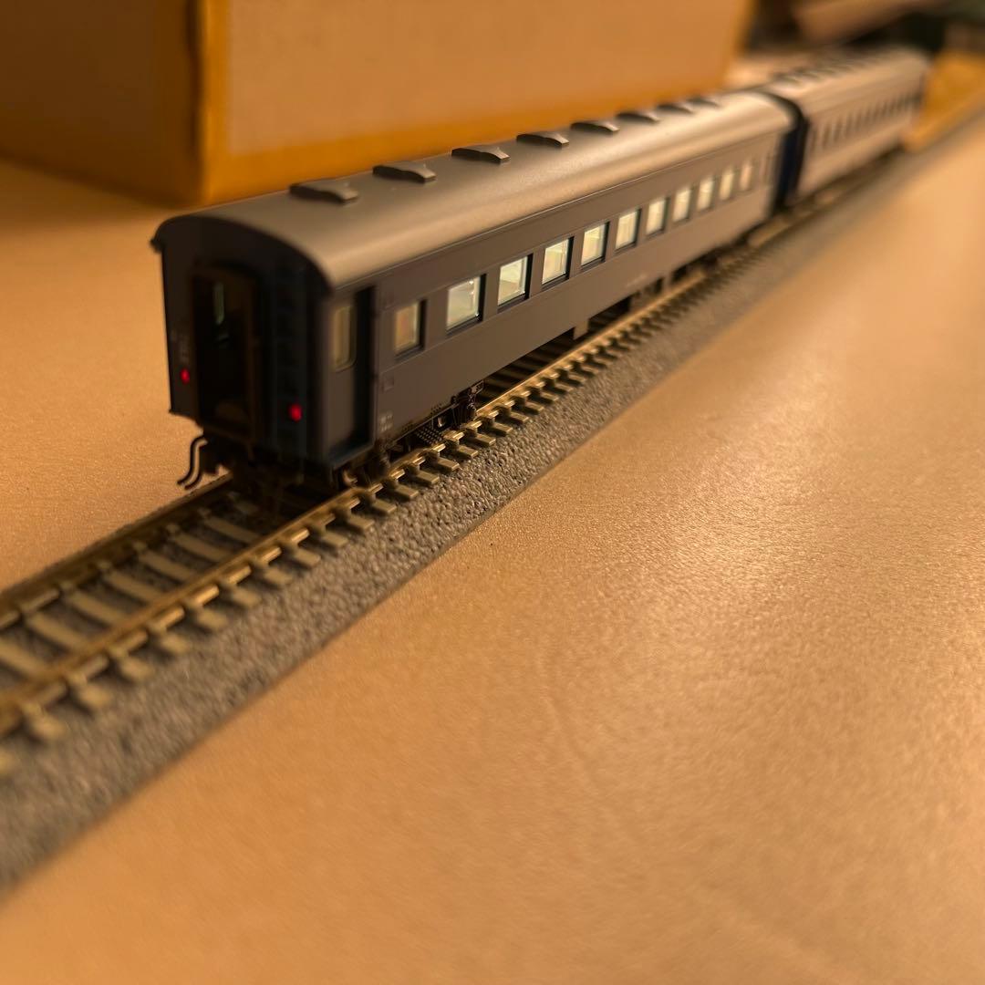 KATO C12+客車2両+貨車6両