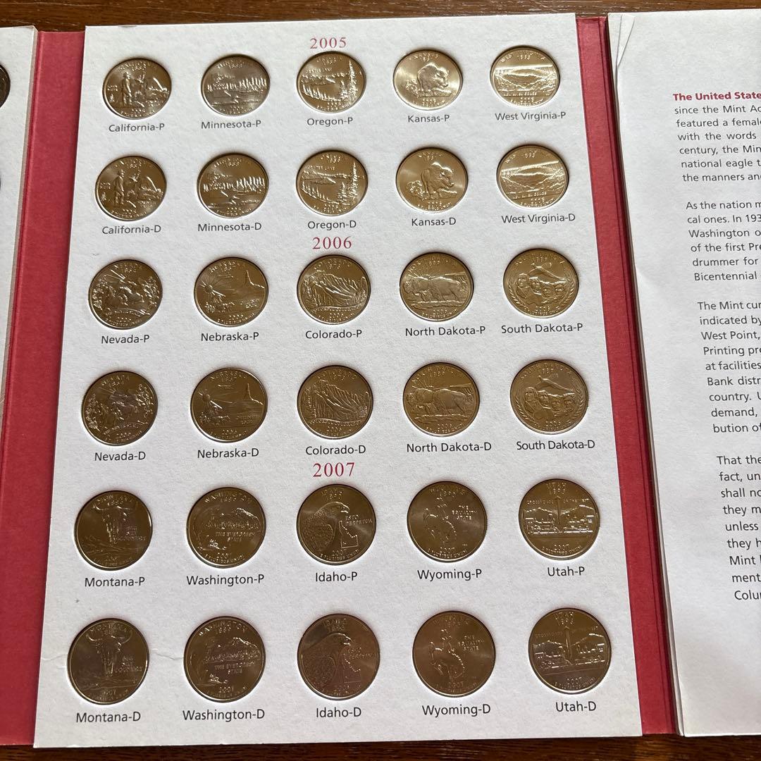 QUARTERS STATE SERIES 25セント 120フルセット