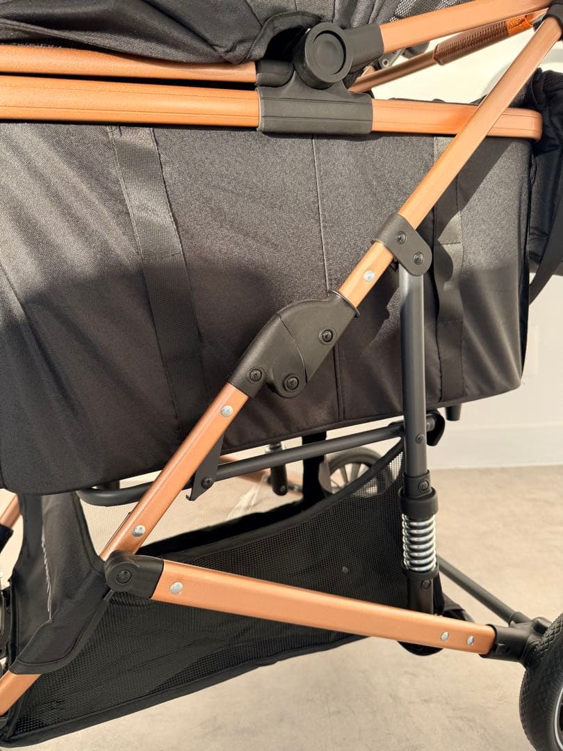 未使用 開封済み BELLIUVE ペットカート ブラック 25kgまで　分離式