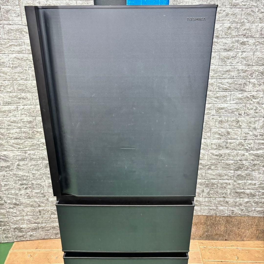 523 極美品　冷蔵庫　大型　自動製氷機付　右開き　マッドブラック　大人気