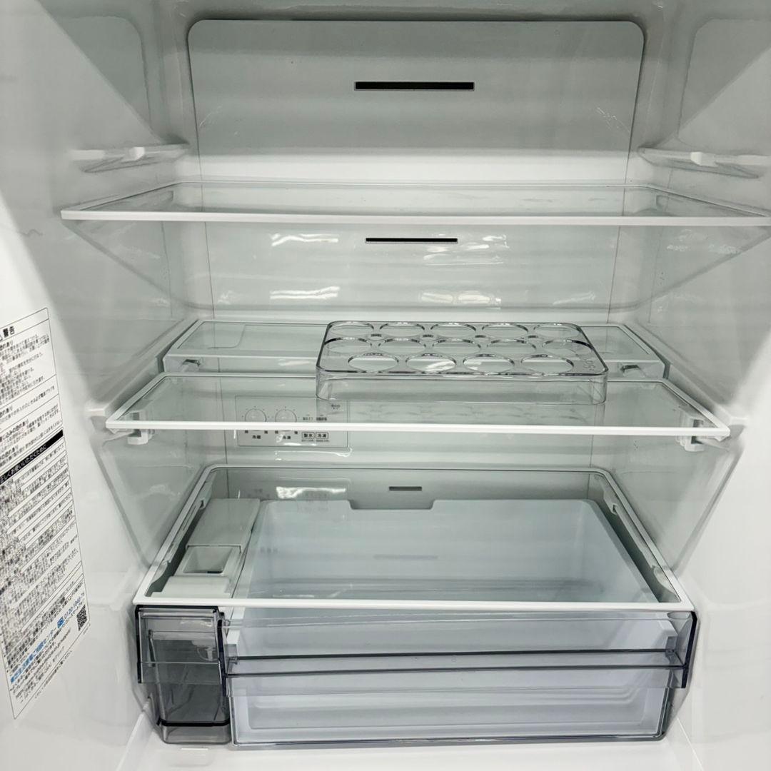 523 極美品　冷蔵庫　大型　自動製氷機付　右開き　マッドブラック　大人気