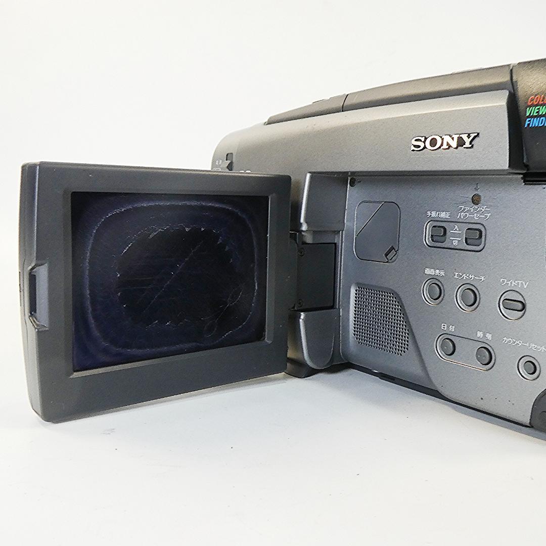 動作良好 Hi8ソニー CCD-TRV90 8ミリビデオカメラ DVD化に最適