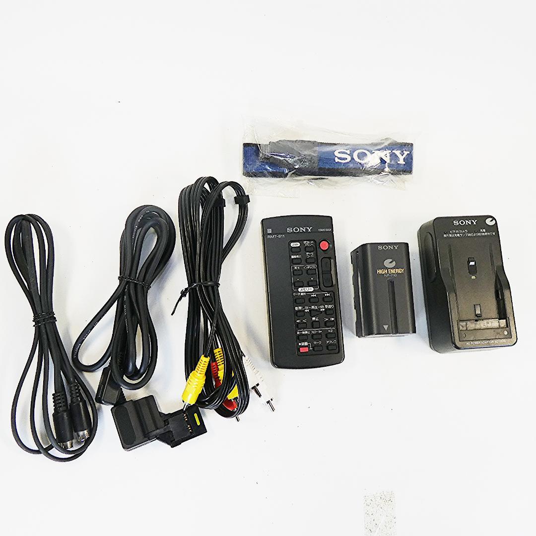 動作良好 Hi8ソニー CCD-TRV90 8ミリビデオカメラ DVD化に最適