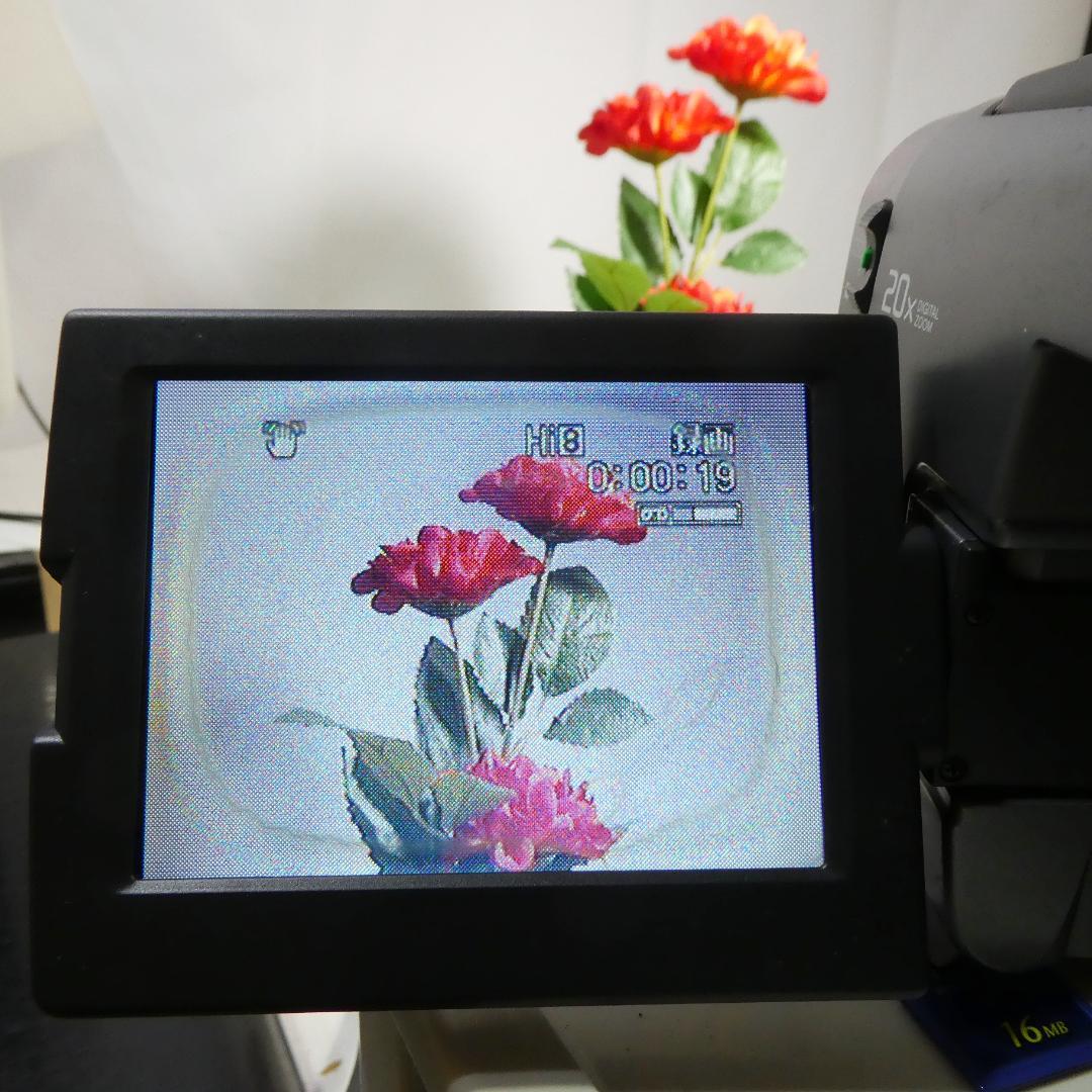 動作良好 Hi8ソニー CCD-TRV90 8ミリビデオカメラ DVD化に最適