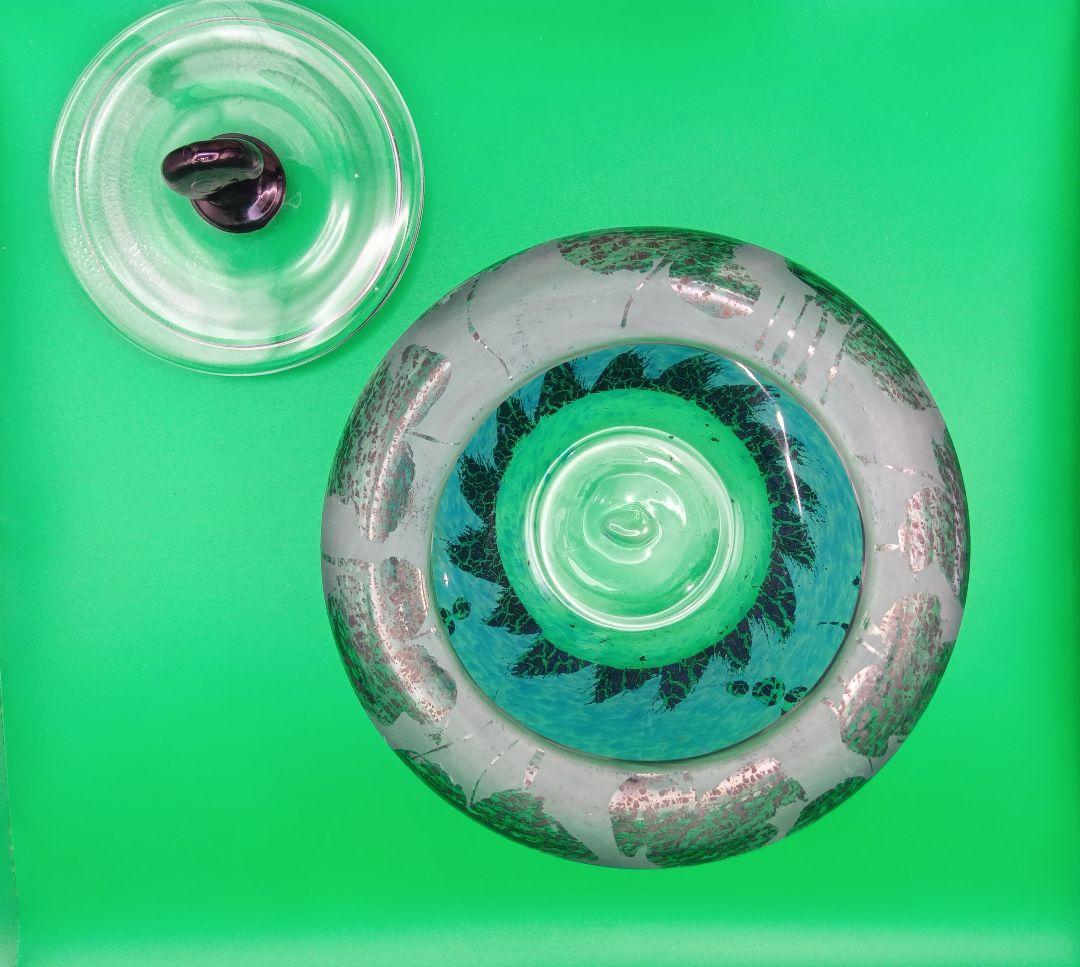 ガラス器 蓋もの