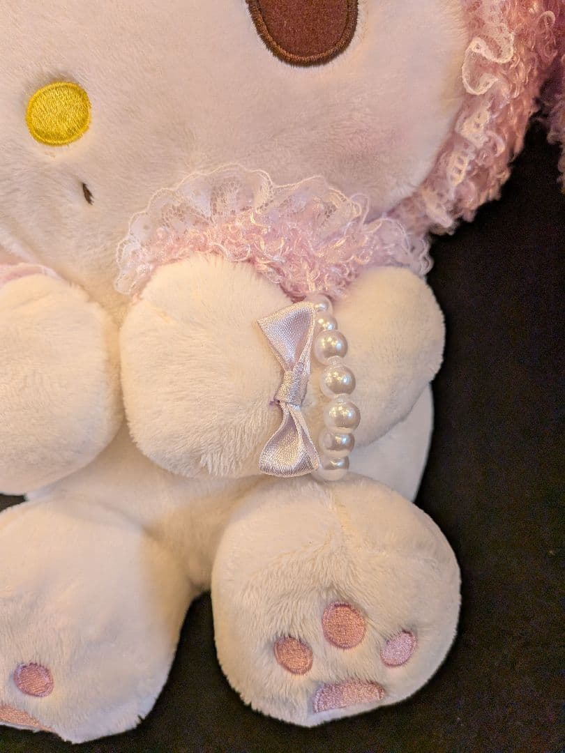 希少☆　マイメロディ KDDI 電報 ぬいぐるみ　レースずきん　非売品