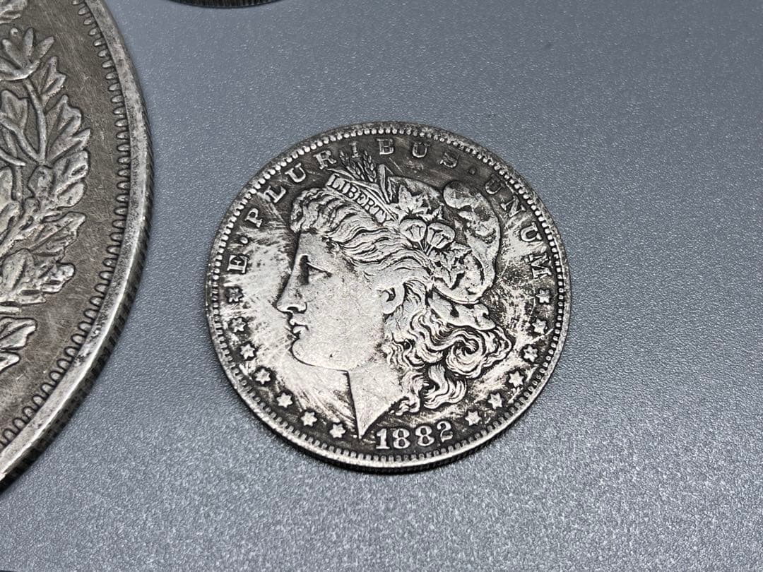 まとめて　アメリカ古錢　モルガン　銀貨　8枚セット　日本古錢　　レア