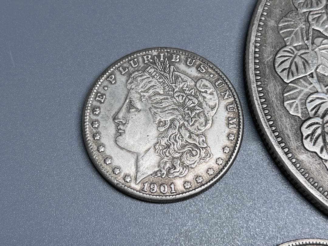 まとめて　アメリカ古錢　モルガン　銀貨　8枚セット　日本古錢　　レア